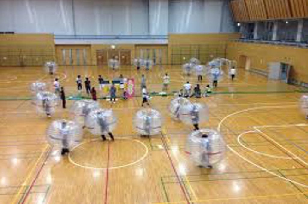 社内バブルサッカー2