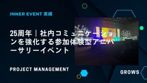 25周年｜社内コミュニケーションを強化する参加体験型アニバーサリーイベント